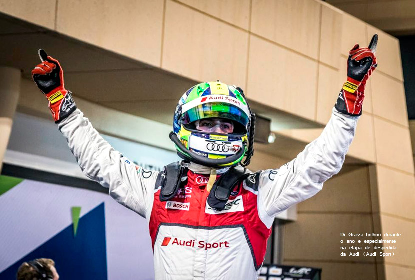 Lucas di Grassi é eleito o melhor piloto de endurance do planeta