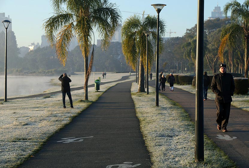 Paraná prossegue sob frio intenso nesta quarta e quinta-feira