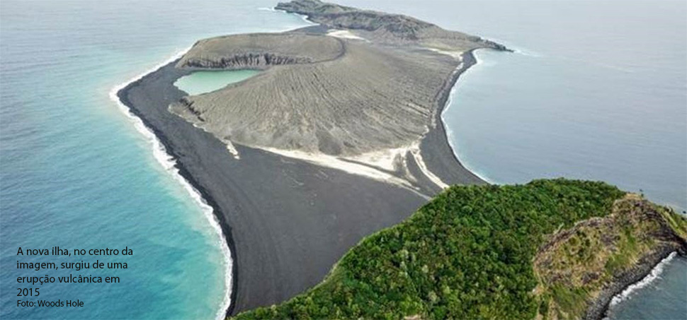 O misterioso lodo encontrado em ilha “recém-nascida” do Pacífico que intriga a Nasa