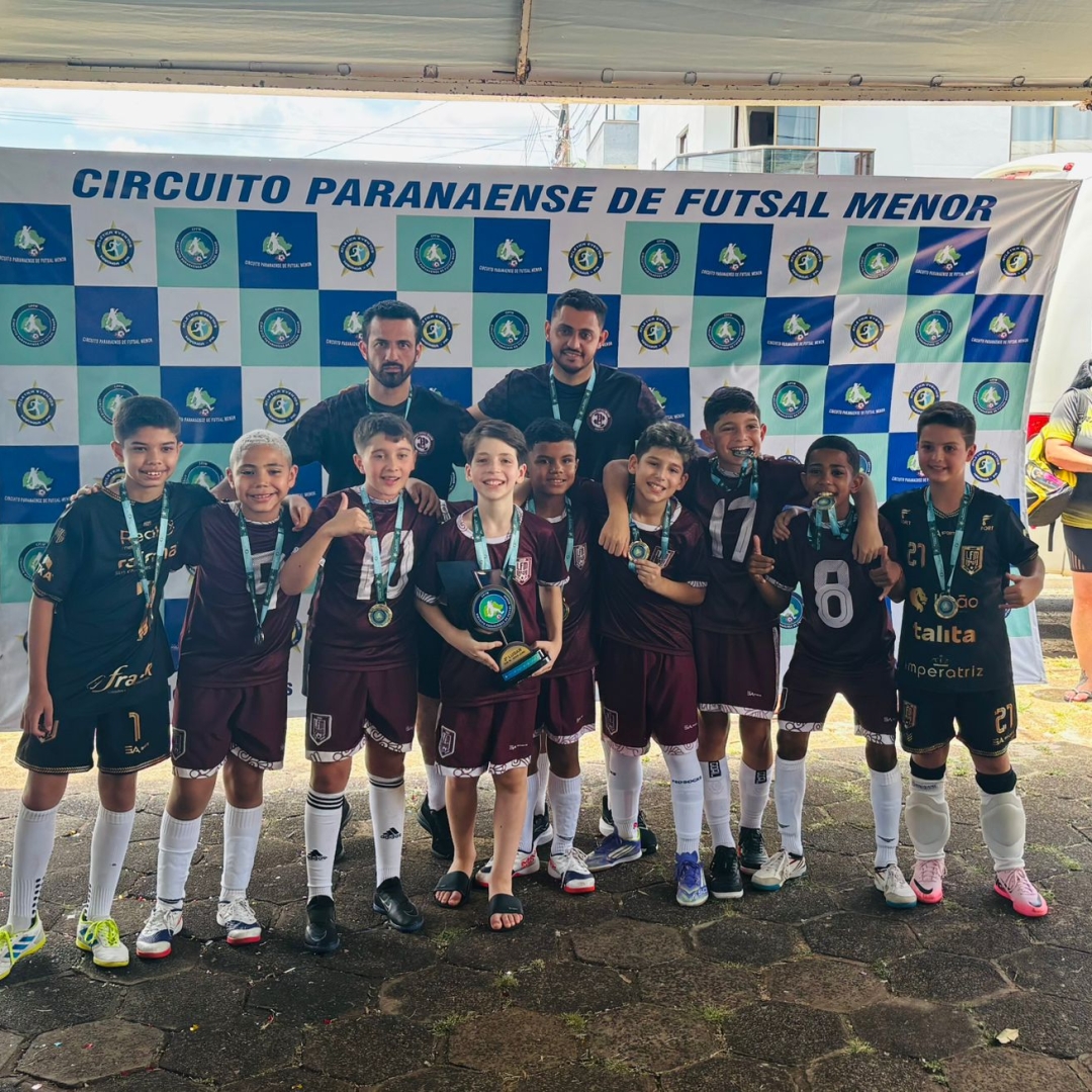 Loanda conquista o 3º lugar no Circuito Paranaense de Futsal Sub-10 Ouro em Medianeira