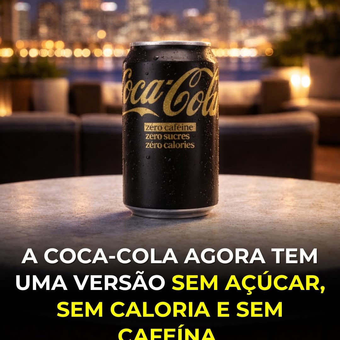 Coca-Cola lança versão sem açúcar, sem calorias e sem cafeína e amplia opções de consumo