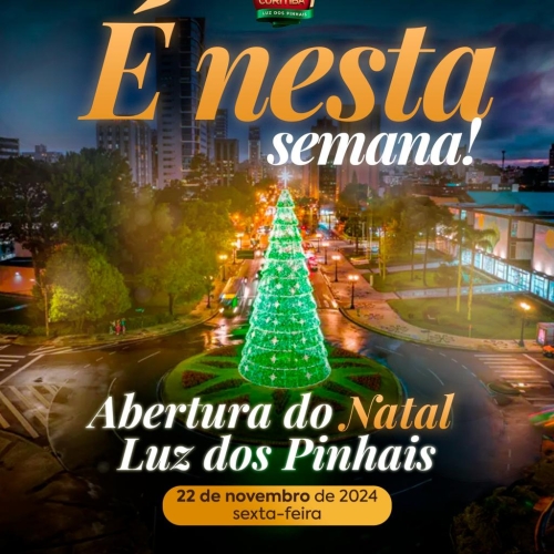 Curitiba dá início ao maior Natal de sua história nesta sexta-feira