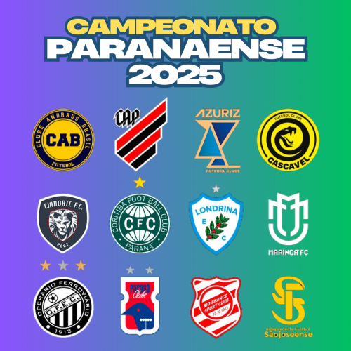 Campeonato Paranaense 2025 começa neste sábado.