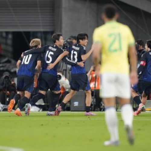 Brasil perde de virada e Japão vence pela primeira vez na história