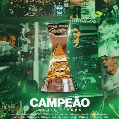 Coritiba conquista a Série B e confirma retorno à elite do futebol brasileiro
