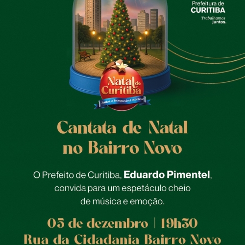 Cantata de Natal do Bairro Novo reúne crianças em apresentação especial.