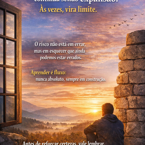 Baixe o volume das suas certezas