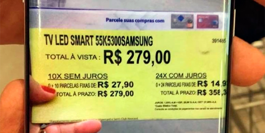 Caso da TV de R$ 279,00 repercute no exterior