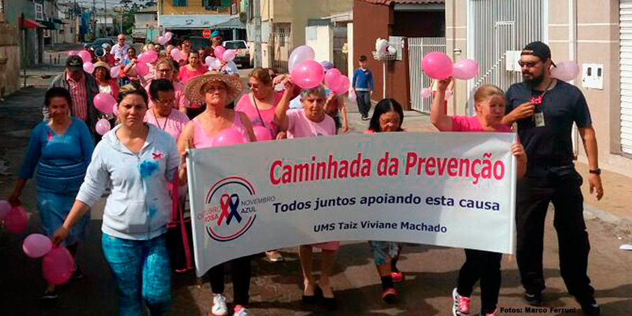 Caminhada do Outubro Rosa na CIC