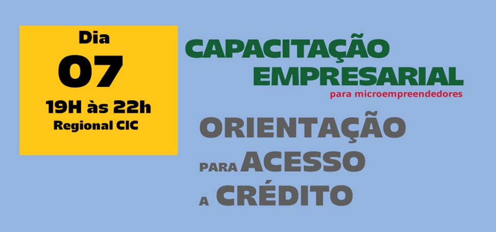 Curso Capacitação Empresarial para Microempreendedores