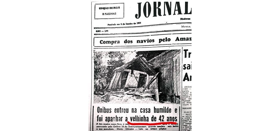 A “Velhinha” de 42 anos