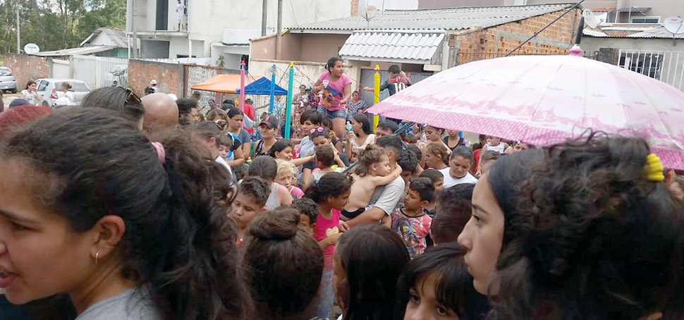 Grande festa de Natal no Ganchinho