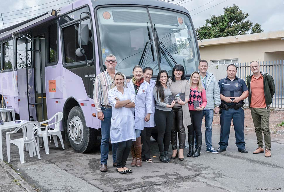 Ônibus Lilás no Pinheirinho dia 18 de junho leva serviço de atenção à mulher