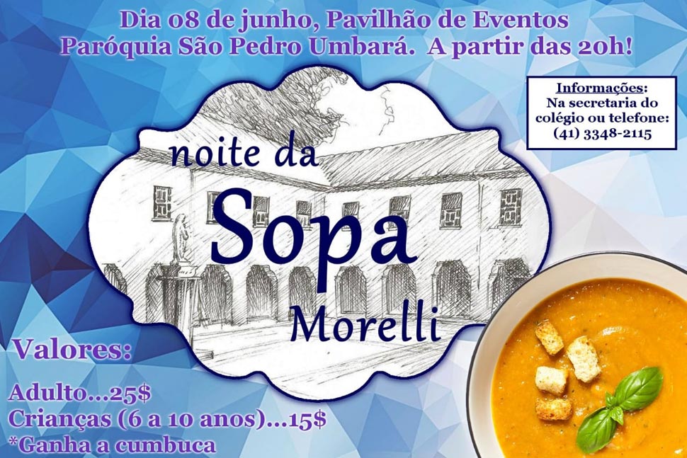 Participe da Sopa do Colégio Morelli