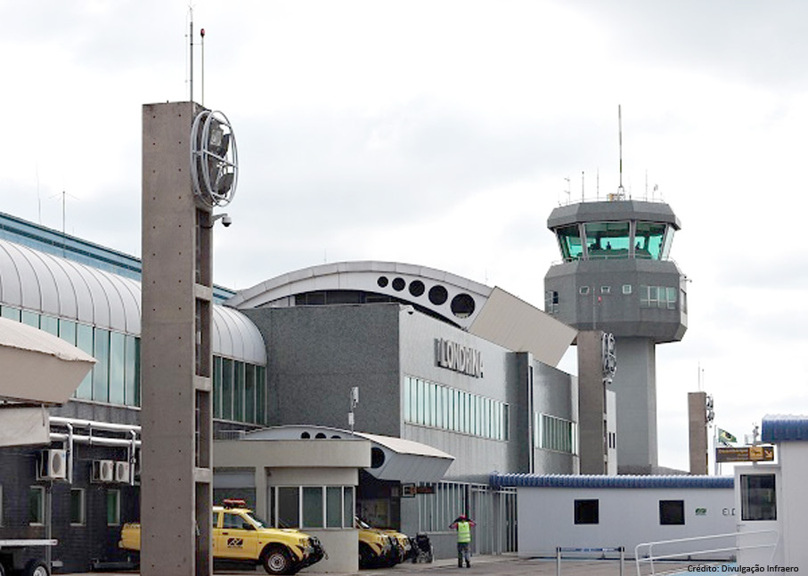 Aeroporto de Londrina registra alta de 10% no fluxo de passageiros no primeiro semestre