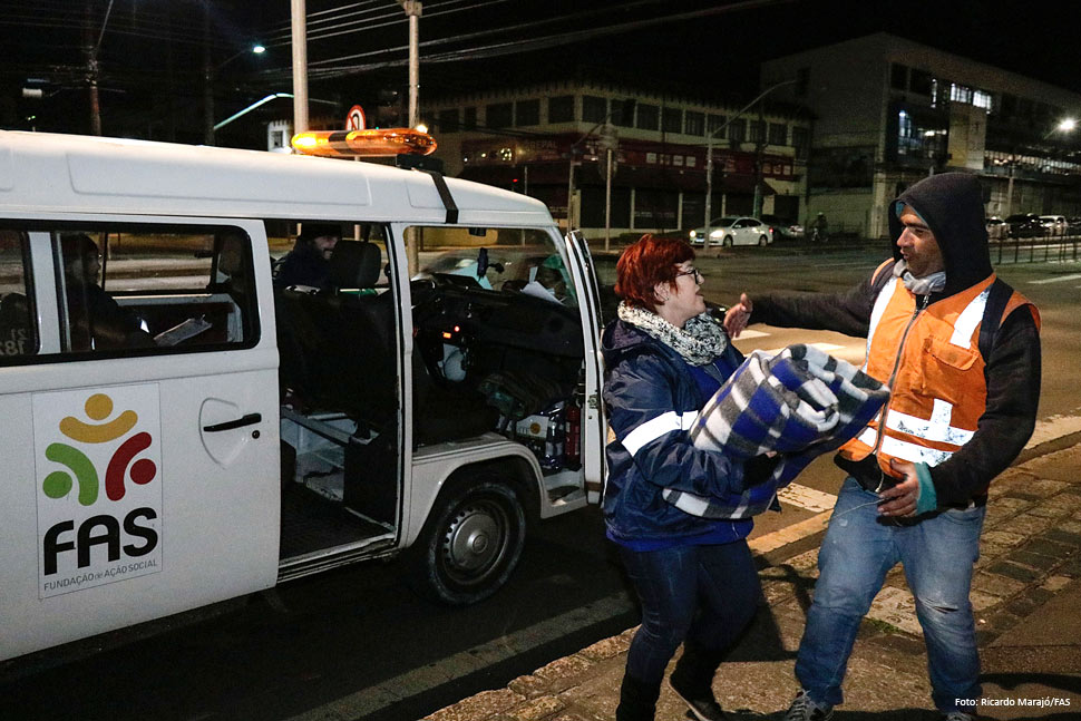 Prefeitura abrigou 458 pessoas em situação de rua nesta madrugada