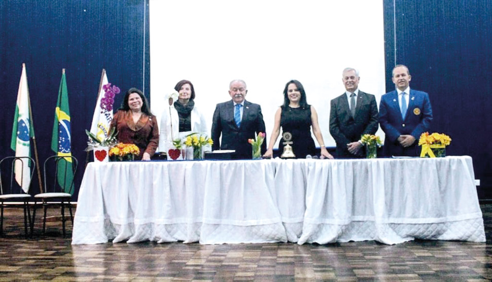 O Rotary CIC comemora 40 anos de atuação e elege a primeira mulher presidente do clube