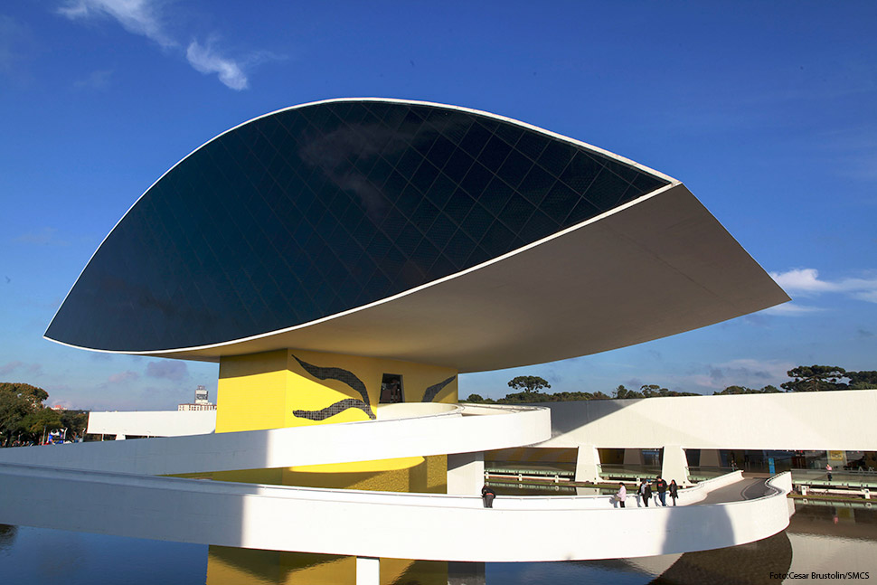 Cartão-transporte da Urbs dará desconto de 50% no Museu Oscar Niemeyer