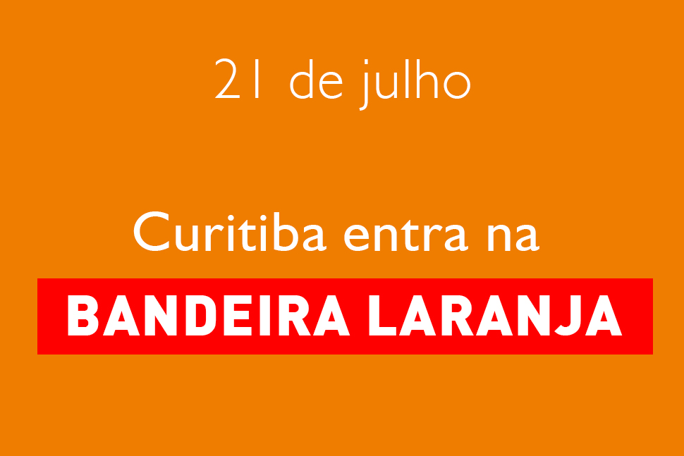 Em bandeira laranja, Curitiba atualiza regras para covid-19