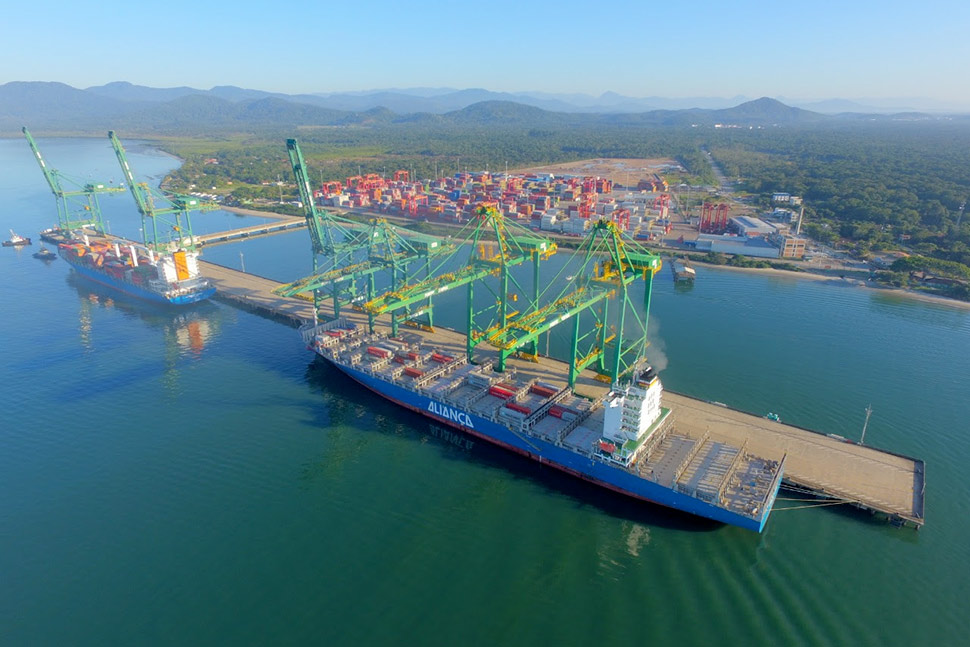 O Porto Itapoá está na rota dos grandes navios