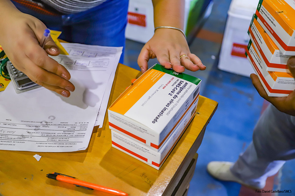 Curitiba segue logística rigorosa para aplicação das doses da vacina