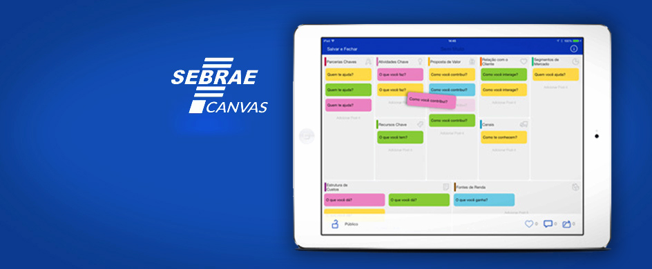 Sebrae Canvas auxilia empreendedores a desenvolver modelos de negócios