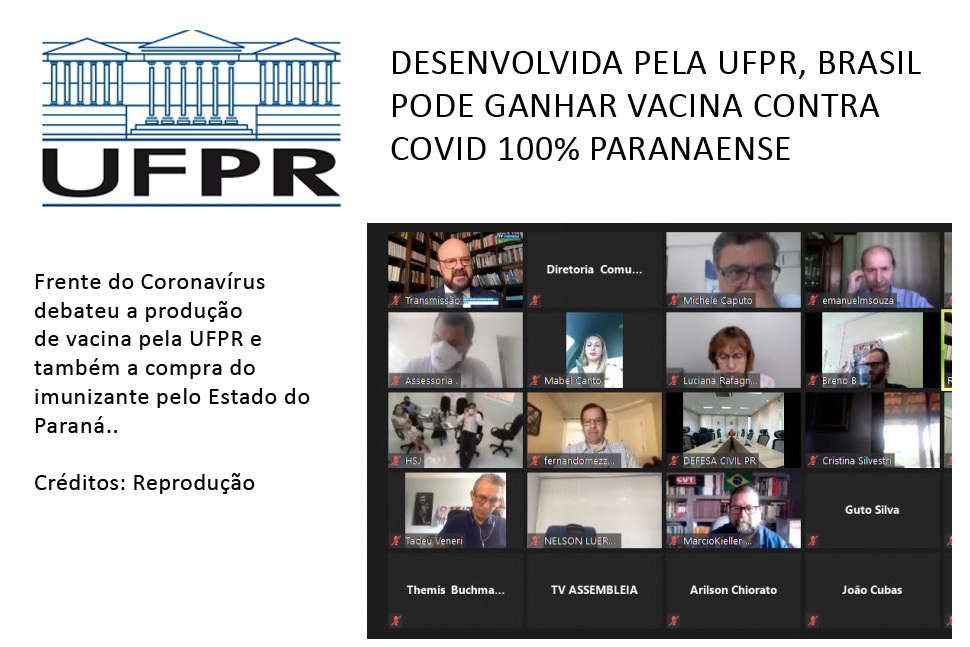 Desenvolvida pela UFPR, Brasil pode ganhar vacina contra Covid 100% paranaense