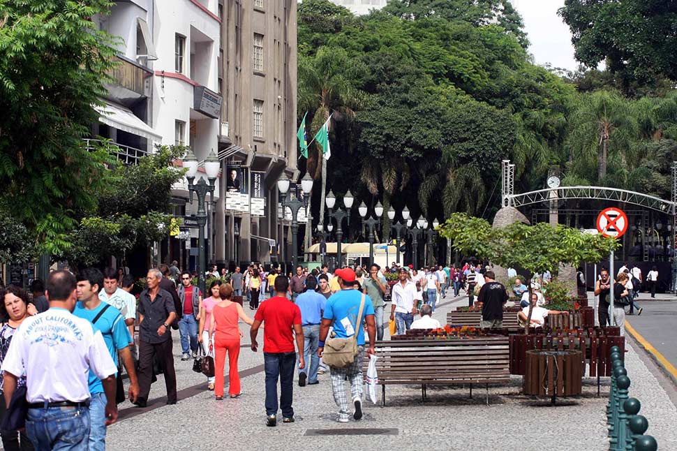 Você lembra do primeiro calçadão do Brasil?