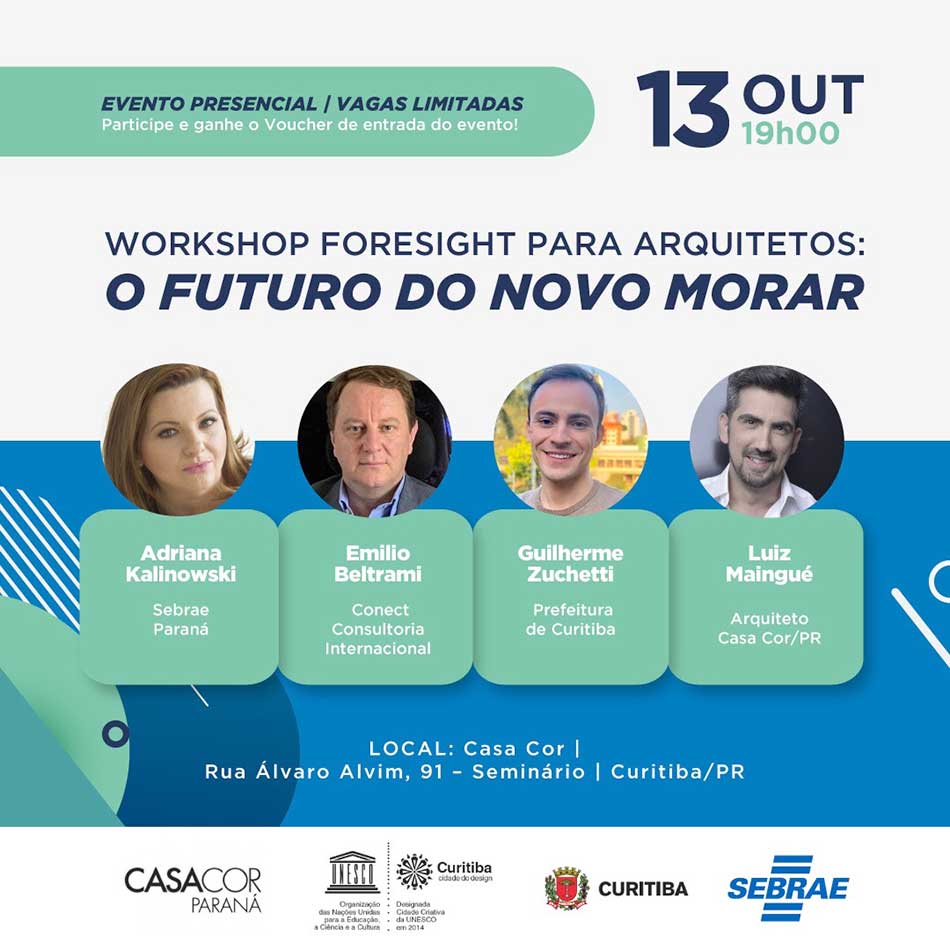 Workshop do Sebrae/PR aborda as tendências tecnológicas e ambientais do “Novo Morar”