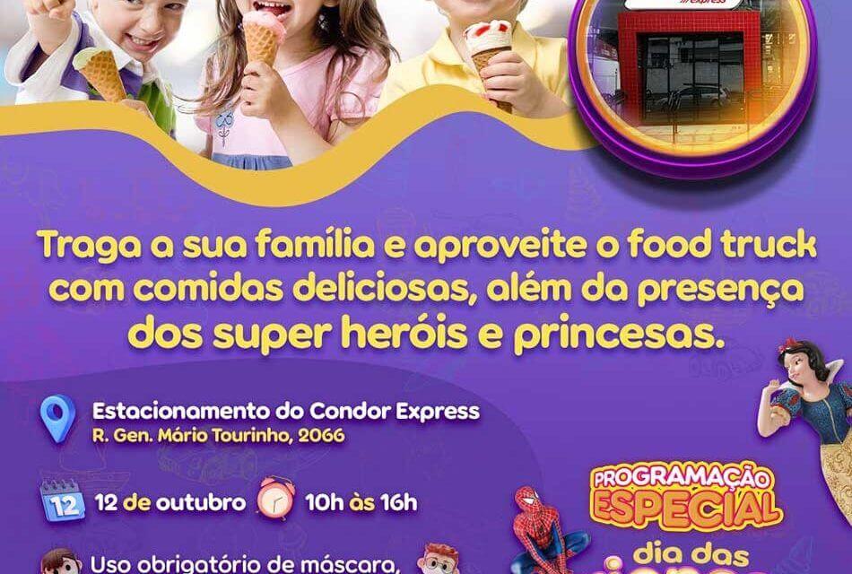 Condor Express terá Dia das Crianças com princesas, super-heróis e food truck