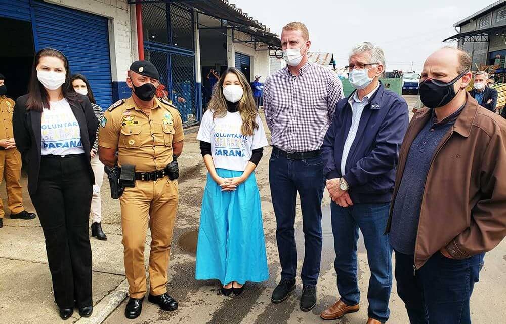 Sindaruc e Ceasa na Semana do Voluntariado Paranaense