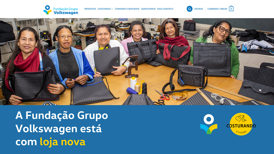 Fundação Grupo Volkswagen lança loja virtual com ofertas especiais