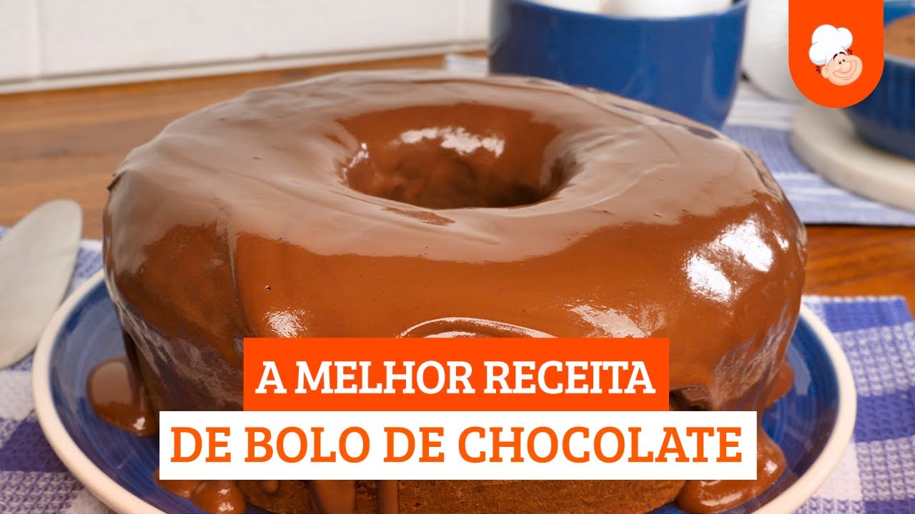 A melhor receita de bolo de chocolate — Receitas TudoGostoso