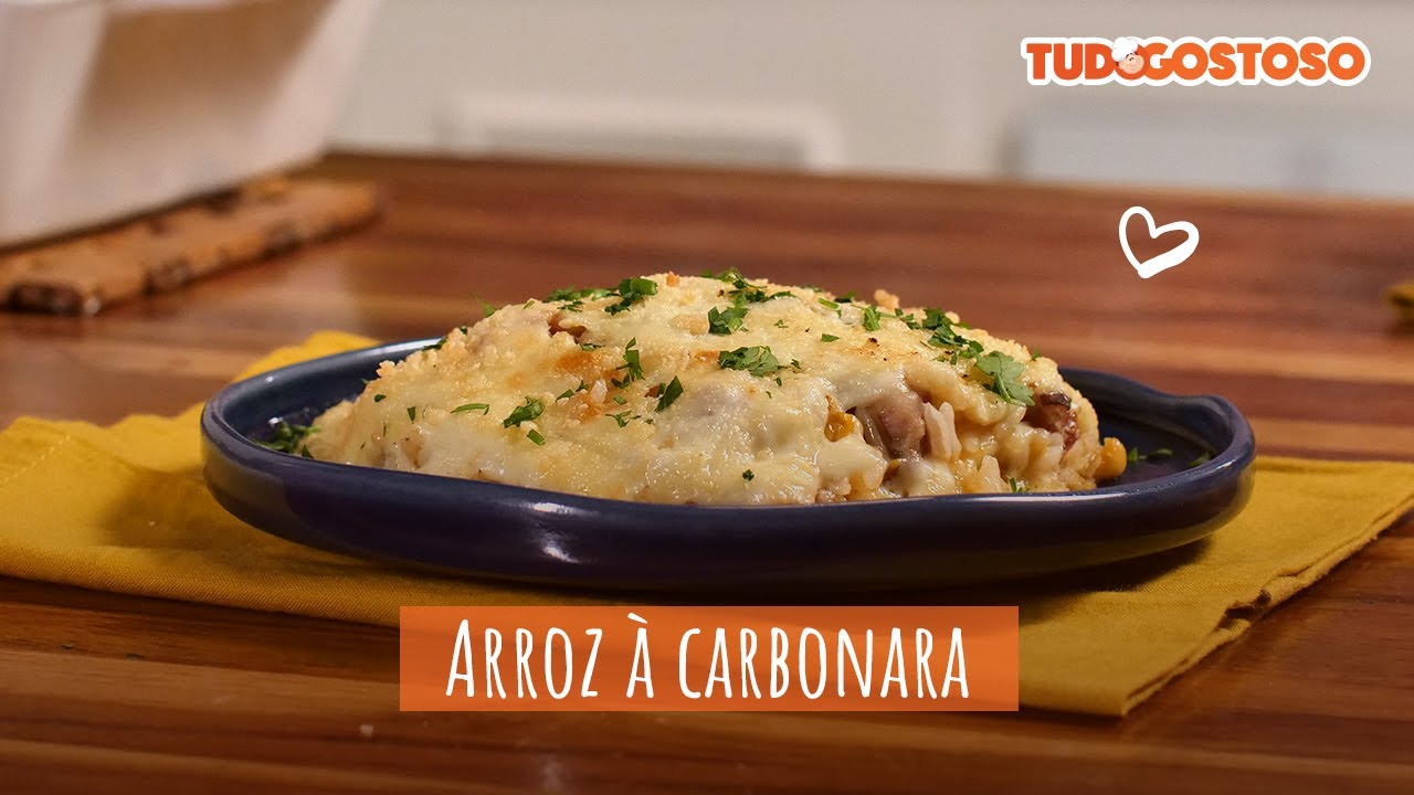 Arroz à Carbonara[Vídeo Receita]