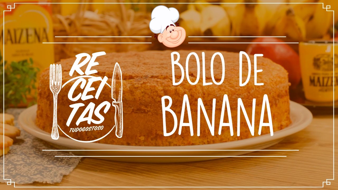 Bolo de banana [Vídeo Receita]