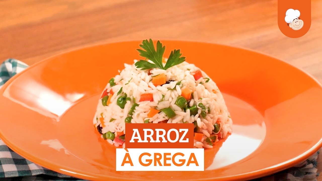 Arroz à grega [Vídeo Receita]