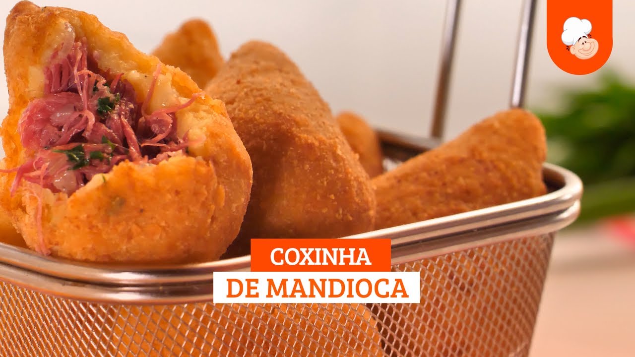 Coxinha de mandioca [Vídeo Receita]