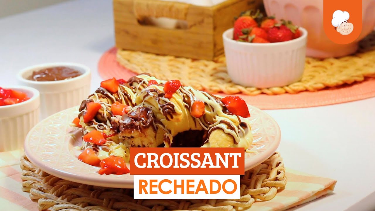 Croissant recheado [Vídeo Receita]