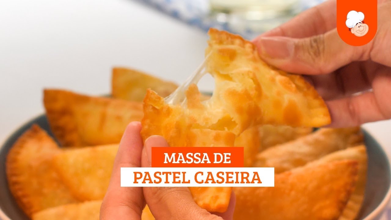 Massa de pastel caseira [Vídeo Receita]