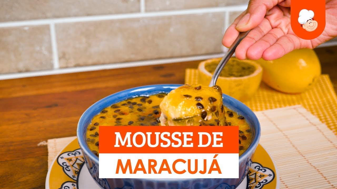 Mousse de maracujá [Vídeo Receita]