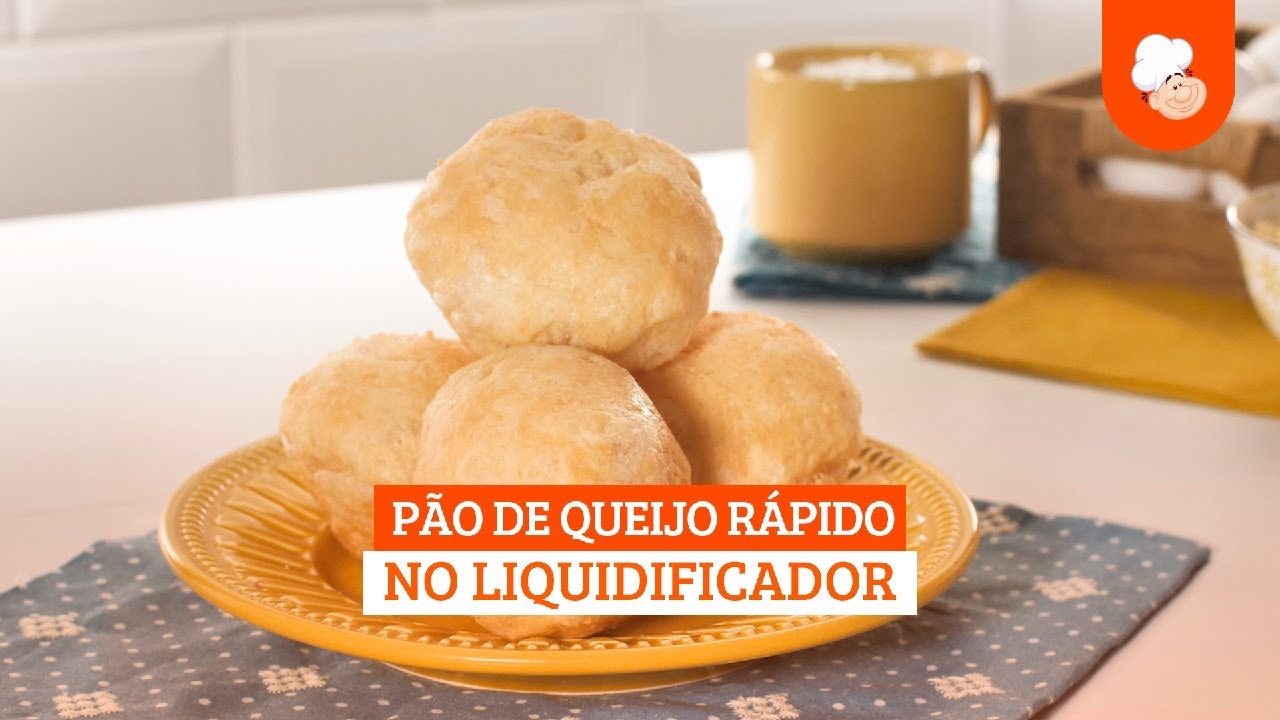 Pão de queijo de liquidificador [Vídeo Receita]