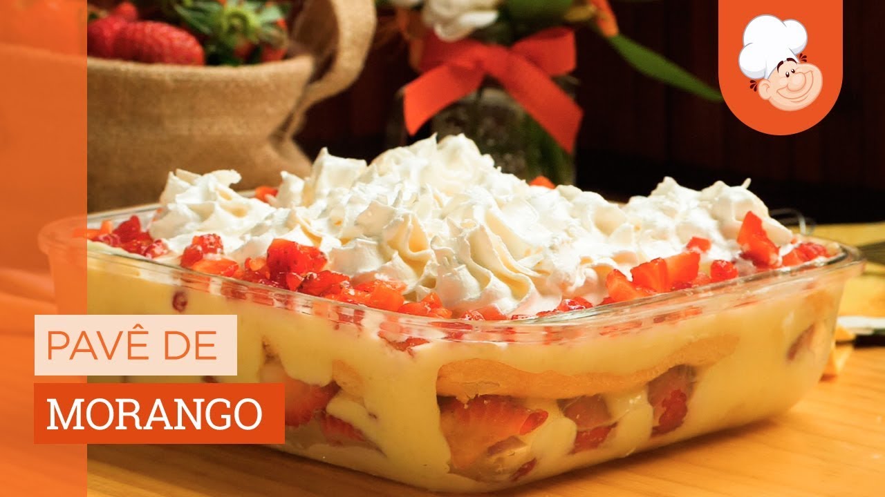 Pavê de morango — Receitas TudoGostoso [Vídeo Receita]