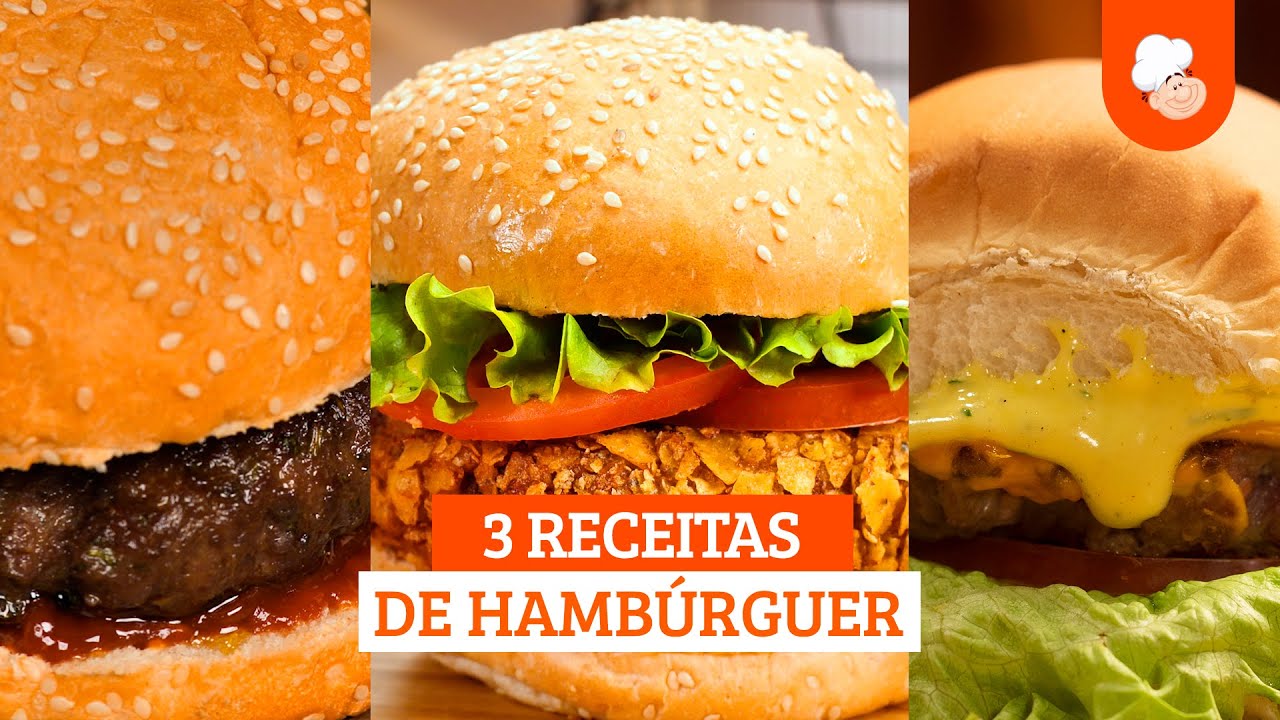 Receitas de Hambúrguer [Vídeo Receita]