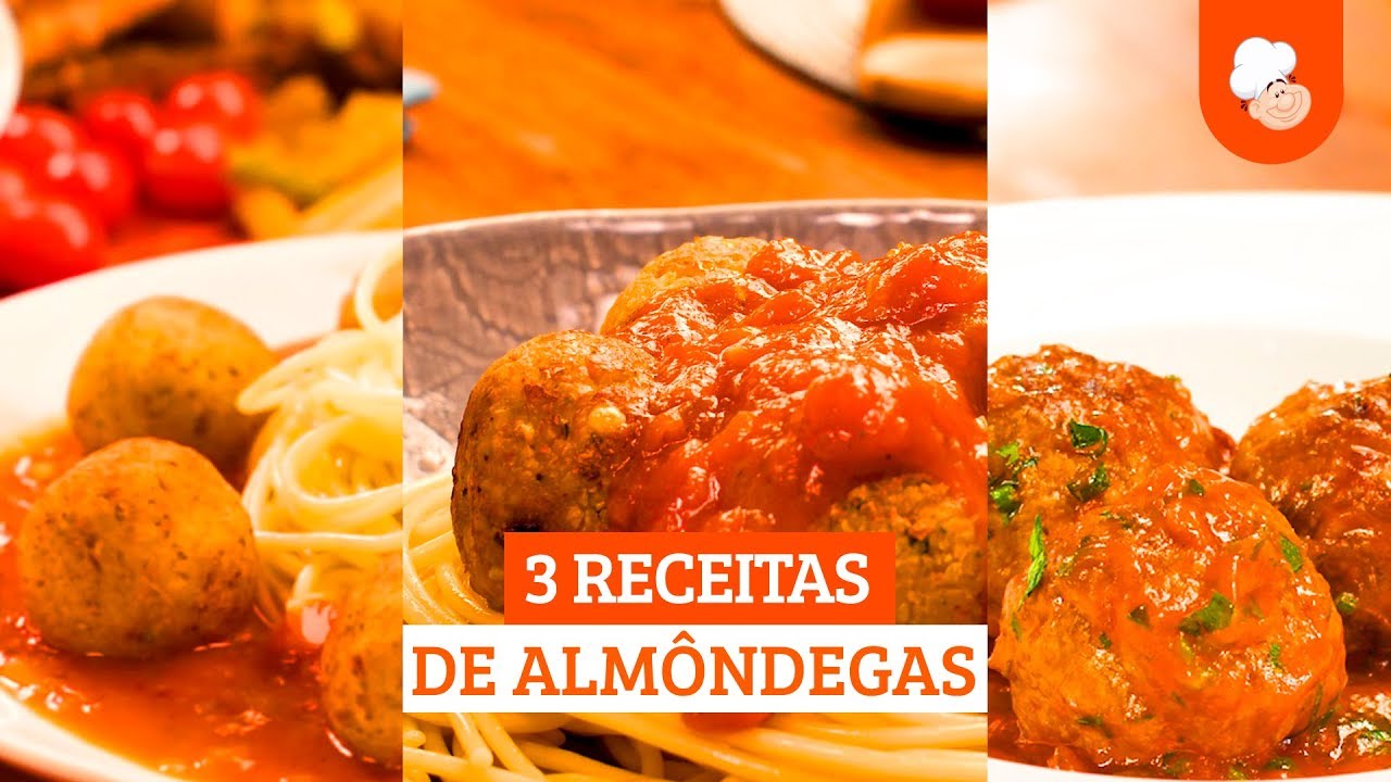 Receitas de almôndegas - Receitas TudoGostoso [Vídeo Receita]