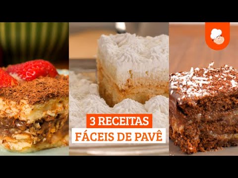 Receitas fáceis de pavê [Vídeo Receita]