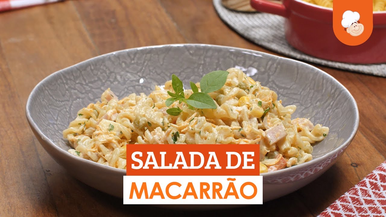 Salada de macarrão [Vídeo Receita]