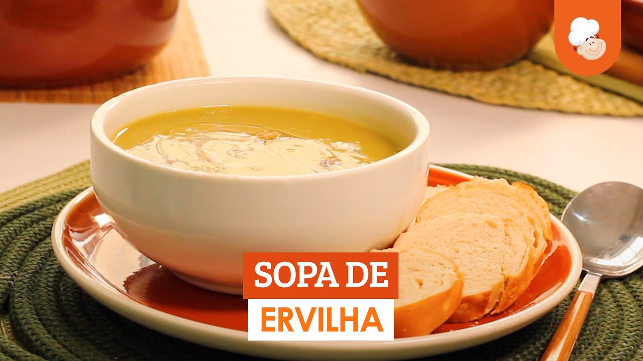 Sopa de ervilha [Vídeo Receita]