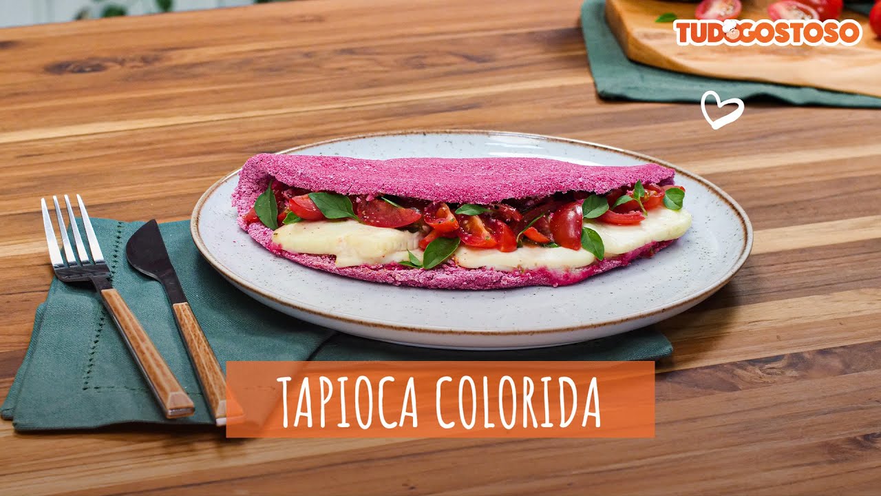 Tapioca Colorida [Vídeo Receita]