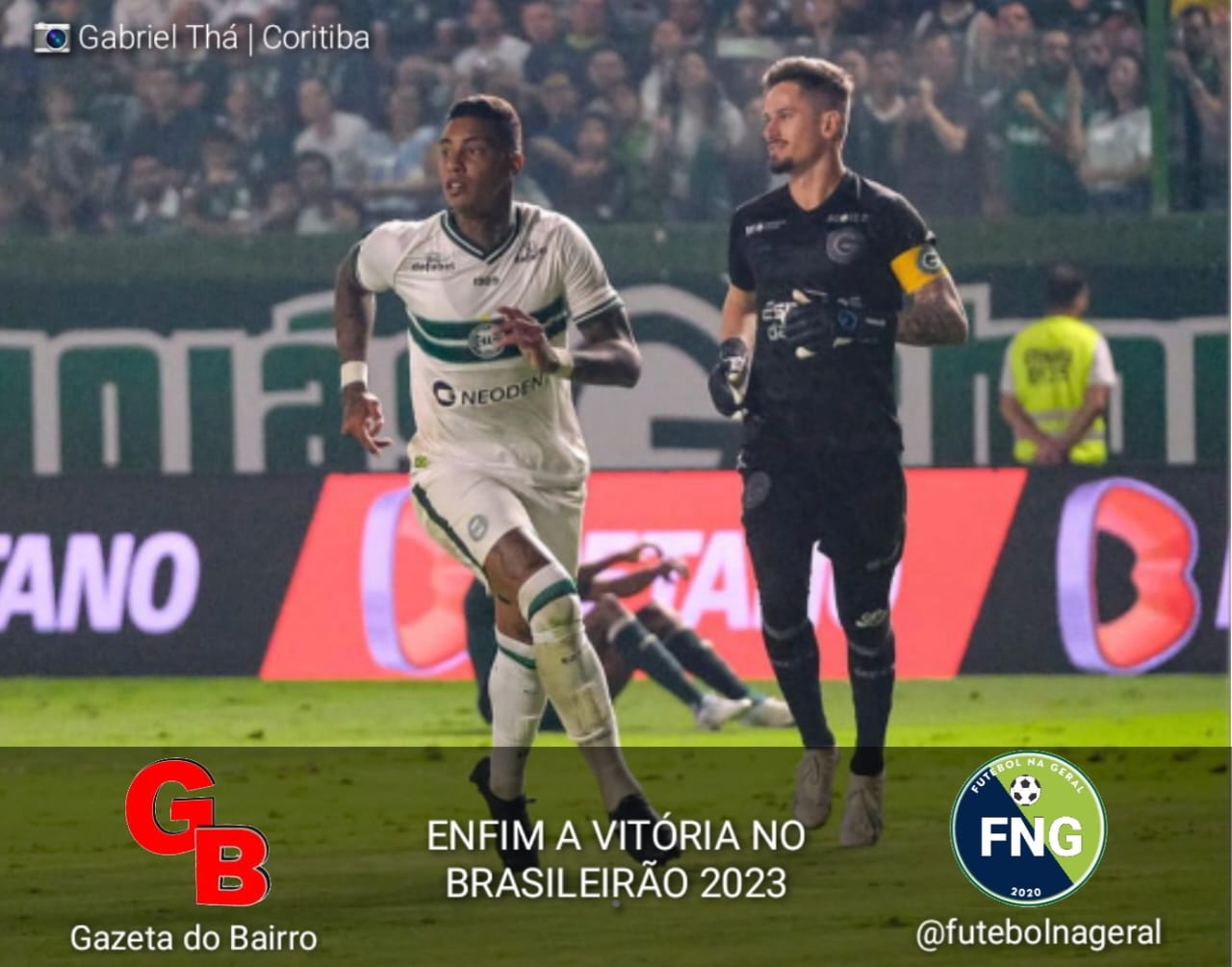 Enfim a vitória no Brasileirão 2023