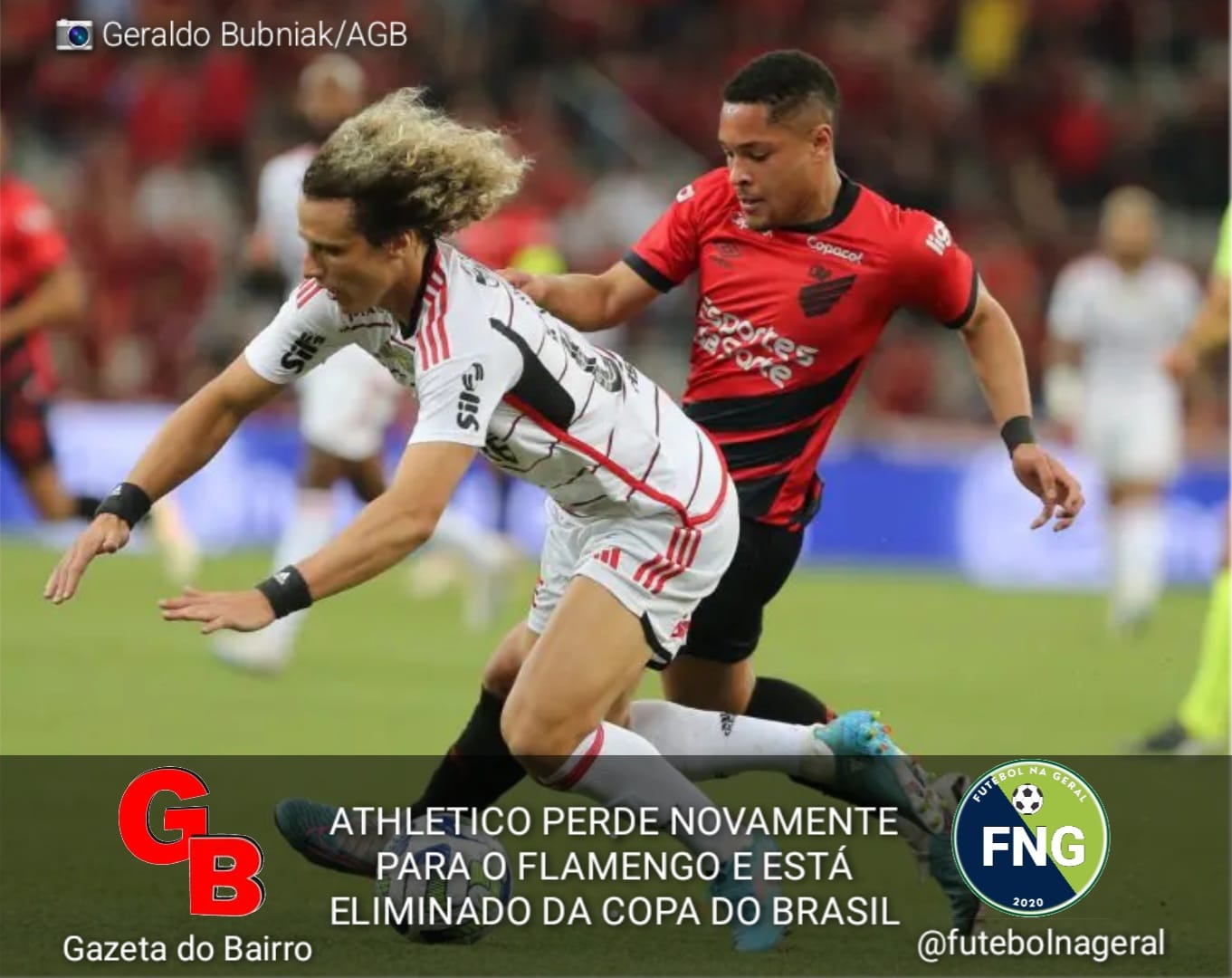 Athletico perde novamente para o Flamengo e está eliminado da Copa do Brasil